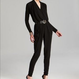 MICHAEL Michael Kors Belted Jersey Jumpsuit